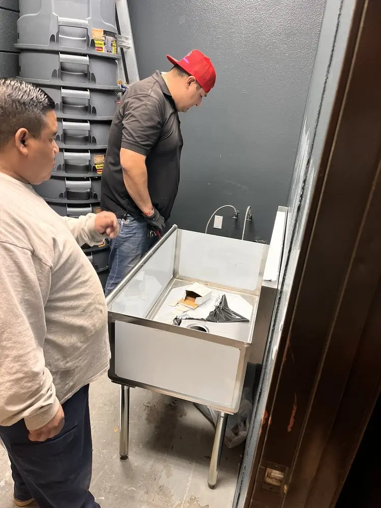 Commercial plumbing and sink installation in Central Tacoma